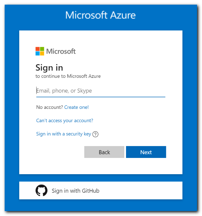 azure ad sign in